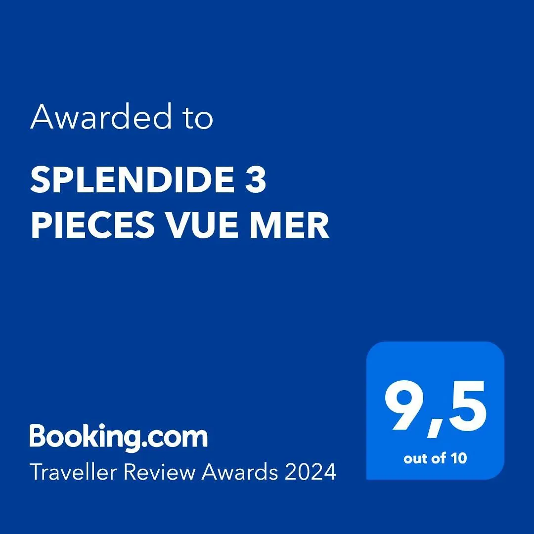 Splendide 3 Pieces Vue Mer Antibes Appartement